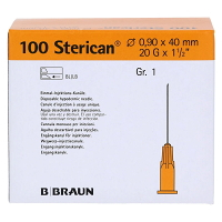 Injekční jehla 0.9 x 40 mm 20 G žlutá 100 ks Sterican