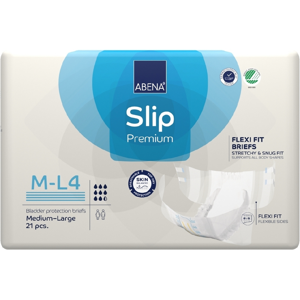 Levně ABENA Slip flexi fit premium inkontinenční kalhotky M-L4 21 kusů