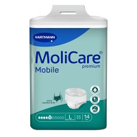 MOLICARE MOBILE Inkontinenční kalhotky 5 kapek velikost L 14 kusů