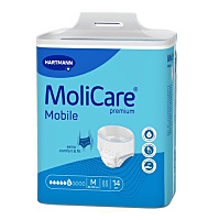 MOLICARE MOBILE Inkontinenční kalhotky 6 kapek velikost M 14 kusů