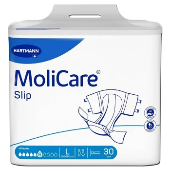 MOLICARE Slip inkontinenční zalepovací kalhotky L 30 kusů (Inkontinenční kalhotky zalepovací)
