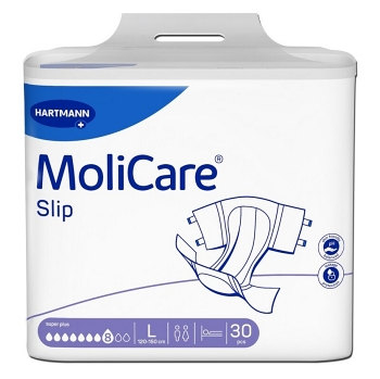 MOLICARE Slip inkontinenční zaplepovací kalkotky L 30 kusů (Inkontinenční kalhotky zalepovací)