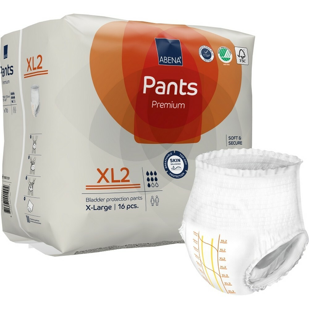 Levně ABENA Pants premium XL2 inkontinenční kalhotky 16ks
