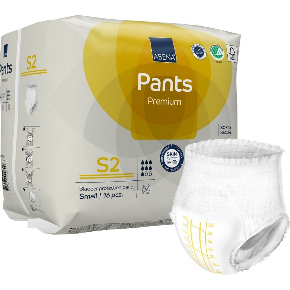 Levně ABENA Pants premium S2 inkontinenční kalhotky 16ks