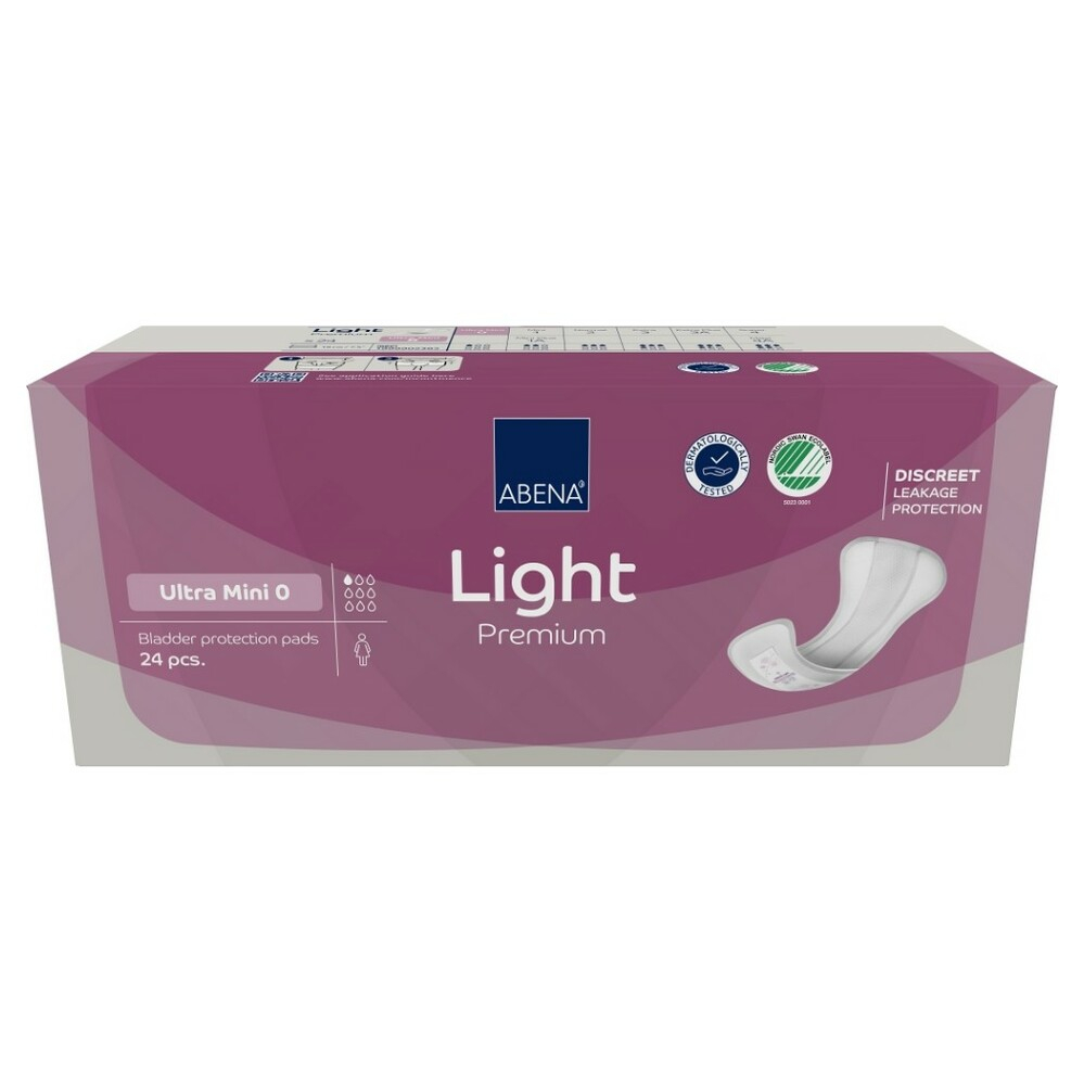 E-shop ABENA Light ultra mini 0 inkontinenční vložky 24 ks