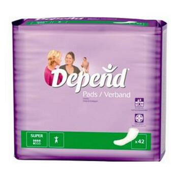 Inkontinenční vložky absorpční DEPEND Super 42ks