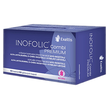 EXELTIS Inofolic Combi Premium 60 gelových kapslí (Multivitamíny)