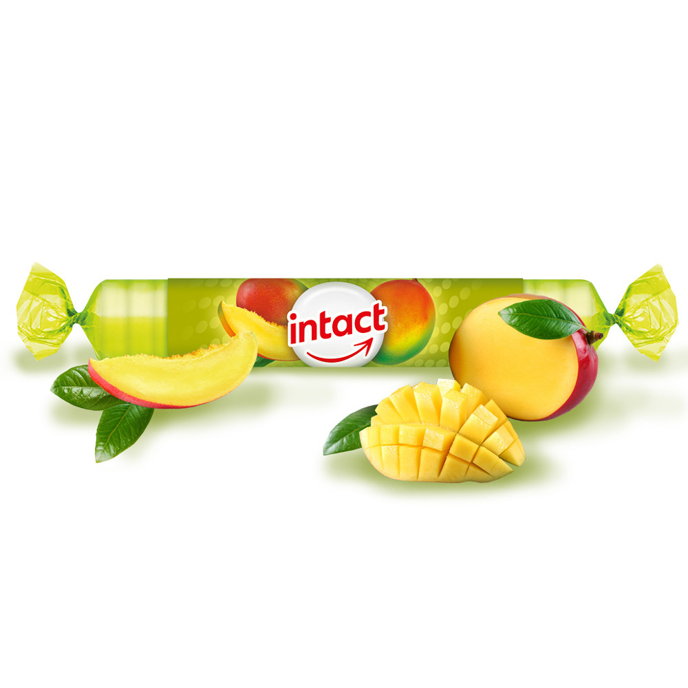 Levně INTACT Hroznový cukr s vitamínem C mango 40 g