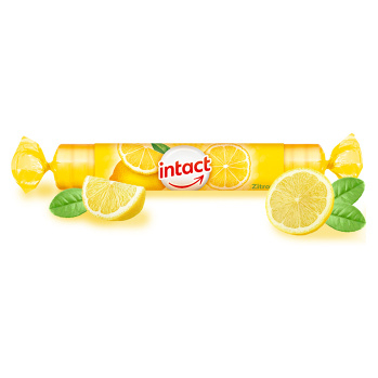 INTACT Hroznový cukr s vitamínen C citrón 40 g