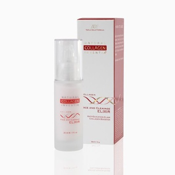 INVENTIA Živý přírodní kolagen elixír na tvář a dekolt 30 ml (Pleťová séra a emulze) - Vyživující, Regenerační