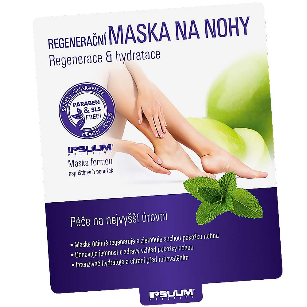 IPSUUM Regenerační maska na nohy 32 ml (1 pár)