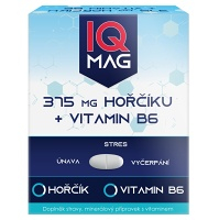 IQ MAG hořčík 375 mg + B6 60 tablet