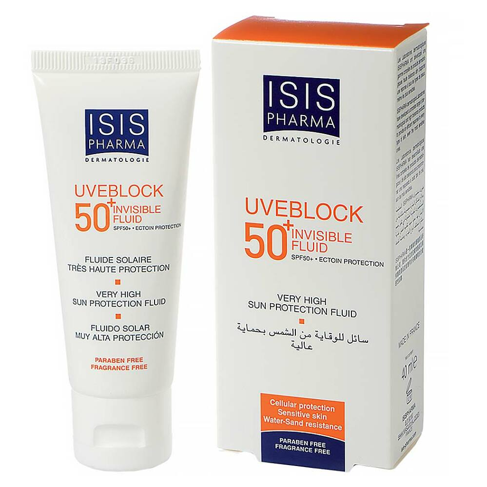 ISIS PHARMA Uveblock 50+ fluid Invisible 40 ml