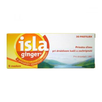 Isla-Ginger bylinné pastilky 30 tablet