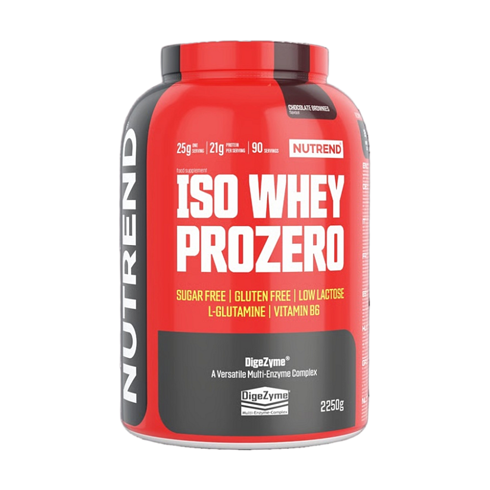 Nutrend Iso Whey Prozero čokoládové brownies 2250 g