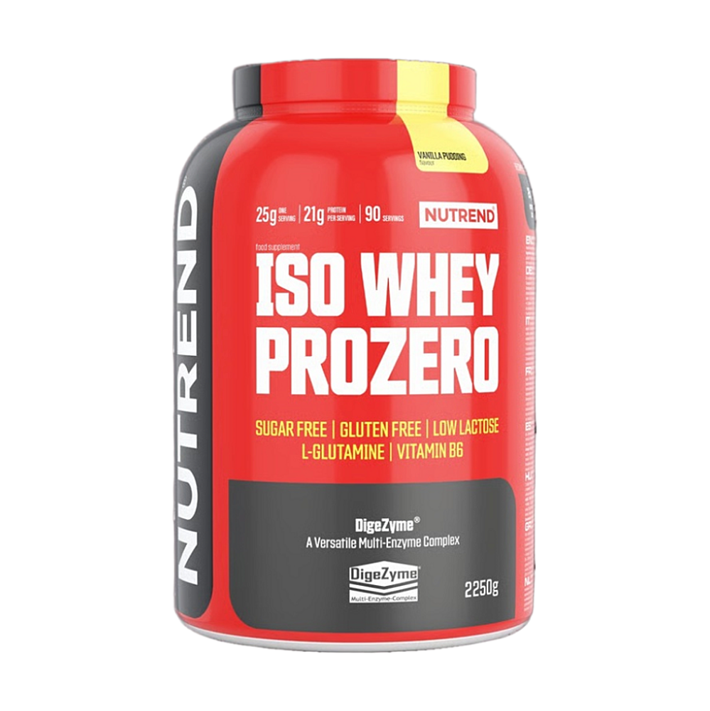 Nutrend Iso Whey Prozero pudinková vanilka 2250 g