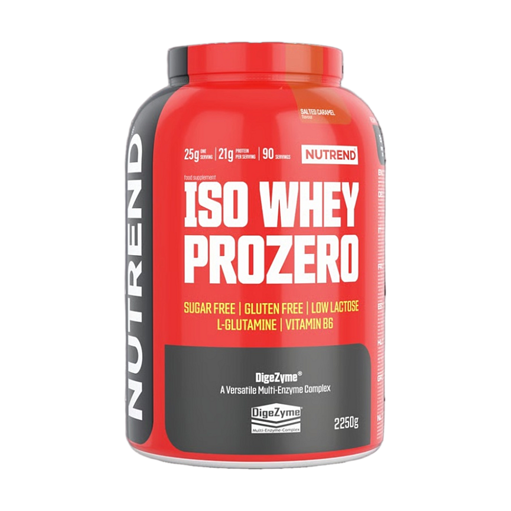 Nutrend Iso Whey Prozero slaný karamel 2250 g
