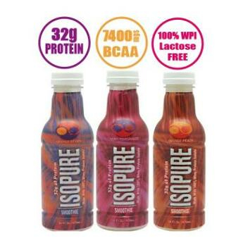 Isopure Smoothie, proteinový nápoj RTD, 500ml, Natures best - Orange - Berry (Do 65 % bílkovin)