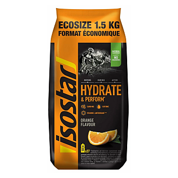 ISOSTAR Hydrate perform prášek pomeranč ekonomické balení 1500 g (Iontové nápoje) - Před výkonem, Iontové, Izotonický