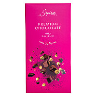 ISPIRITI Mléčná čokoláda 32% s kousky lískových oříšků 80 g