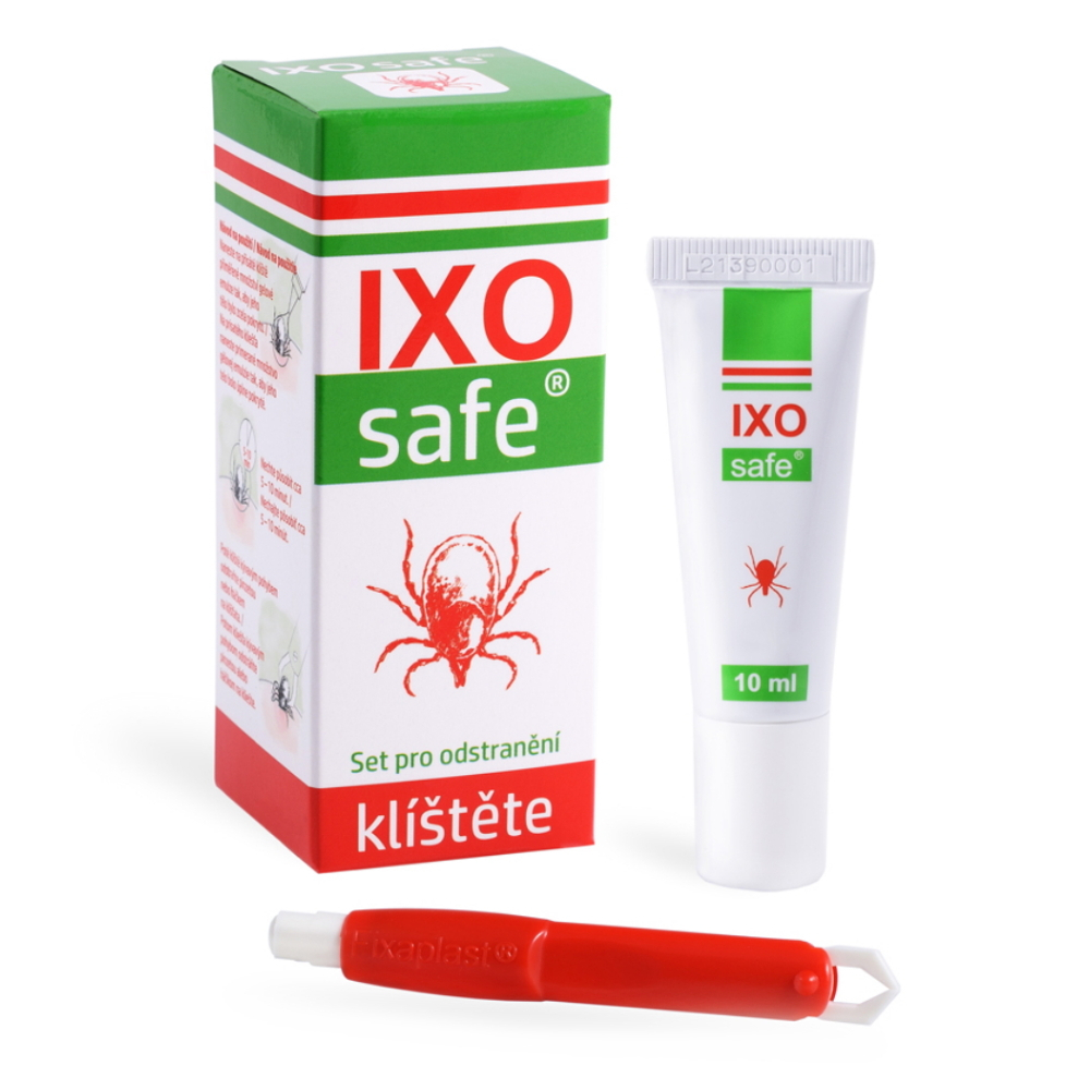 Levně IXOSAFE Pro bezpečné odstranění klíšťat + pinzeta 10 ml