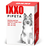 IXXO Repelentní pipeta pro psy 10-20 kg 3 x 10 ml