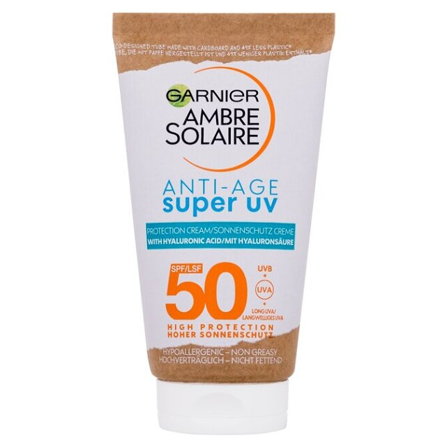 GARNIER Ambre Solaire Anti-Age Super UV SPF50 Opalovací krém 50 ml