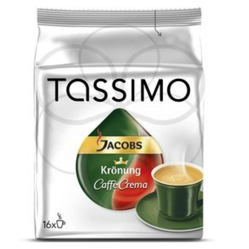 Levně JACOBS KRÖNUNG Tassimo Caffe crema 16 kapslí