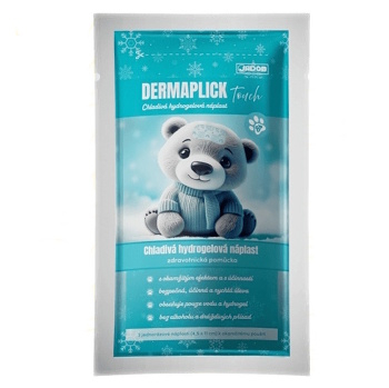 DERMAPLICK Touch chladivá hydrogelová náplast 4,5 x 11 cm 2 kusy (Náplasti dělené)