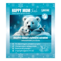 HAPPY MOM Touch chladivá náplast s bylinnými extrakty 5 x 5 cm 5 kusů