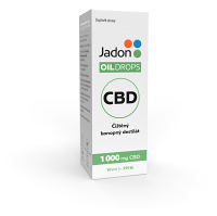 JADON Oil drops čištěný konopný destilát CBD 10% 10 ml