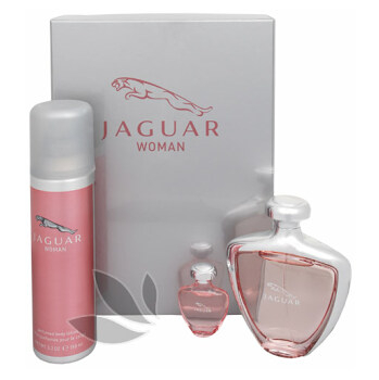 Jaguar Woman - toaletní voda s rozprašovačem 75 ml + miniatura 7 ml + tělové mléko 150 ml