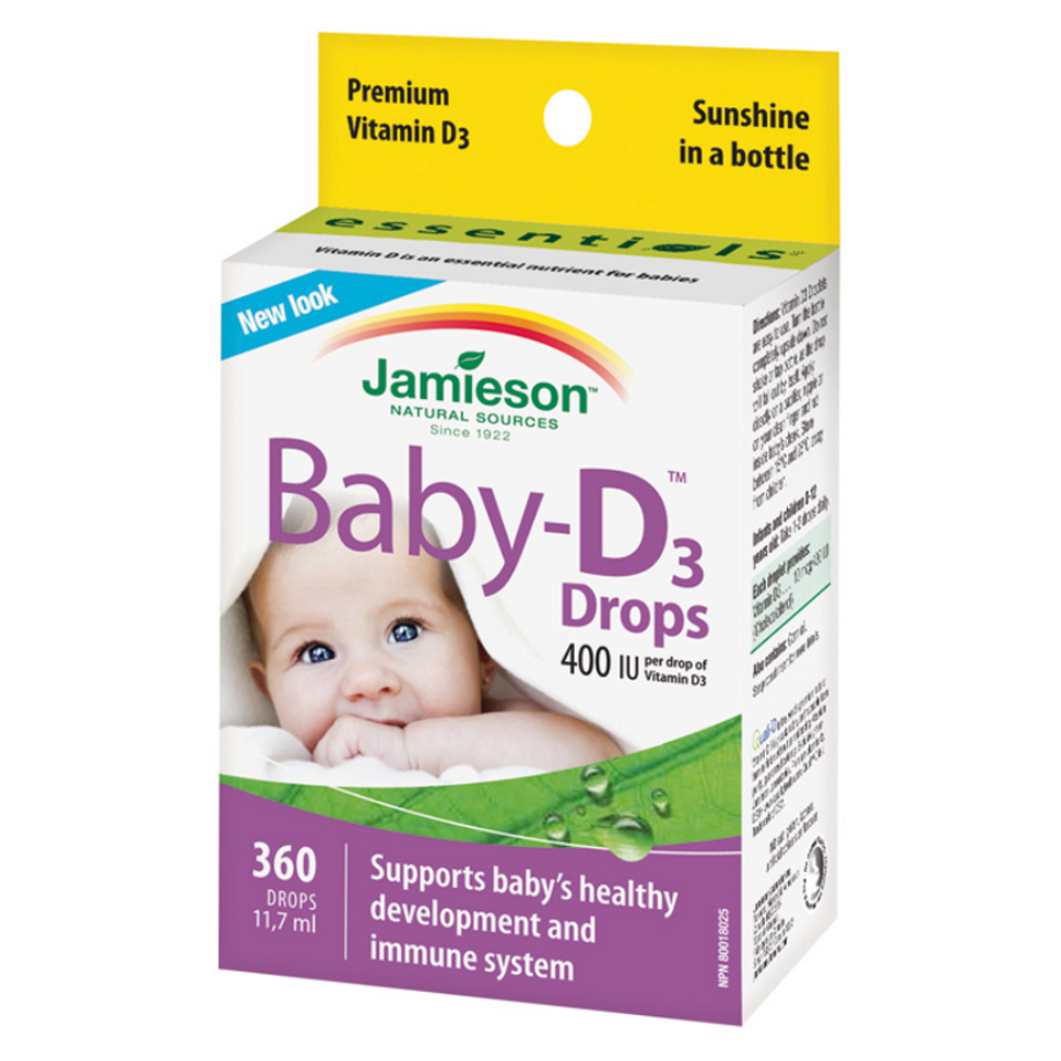 Levně JAMIESON Baby-D3 vitamín D3 400 IU kapky 11,7 ml