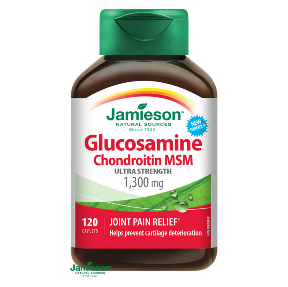 Levně JAMIESON Glukosamin Chondroitin MSM 1300mg 120 tablet