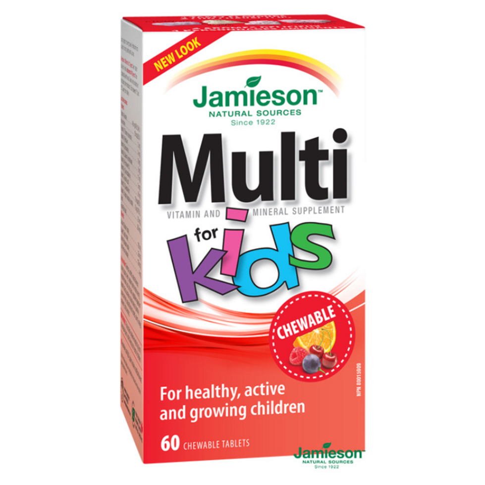 JAMIESON Kids multivitamin 60 cucacích tablet
