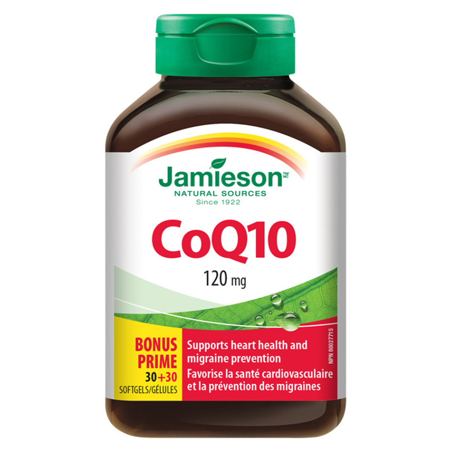 E-shop JAMIESON Koenzym Q10 120 mg 60 kapslí