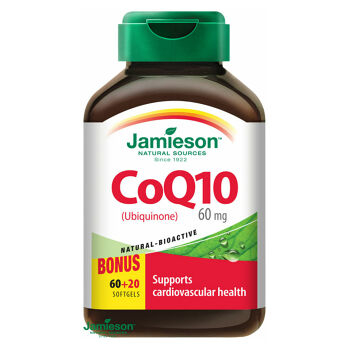 JAMIESON Koenzym Q10 60 mg 60+20 kapslí