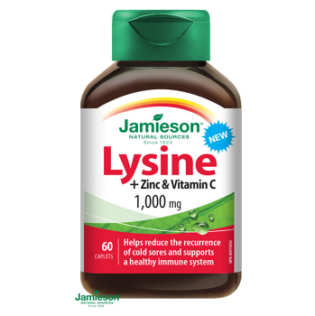 JAMIESON Lysin 1000mg se zinkem a vitaminem C 60 tablet