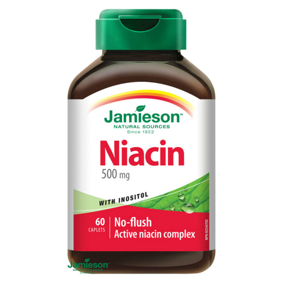E-shop JAMIESON Niacin 500mg s inositolem 60 tablet
