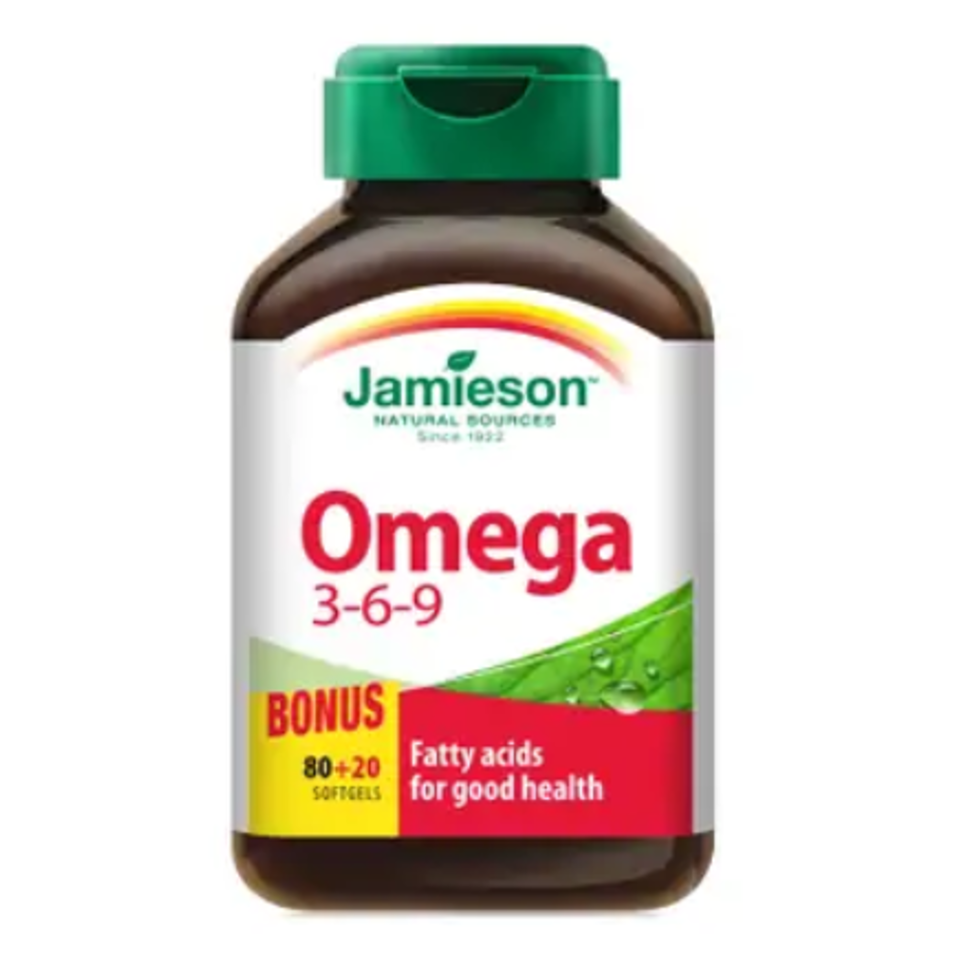 E-shop JAMIESON Omega 3-6-9 1200 mg 100 kapslí