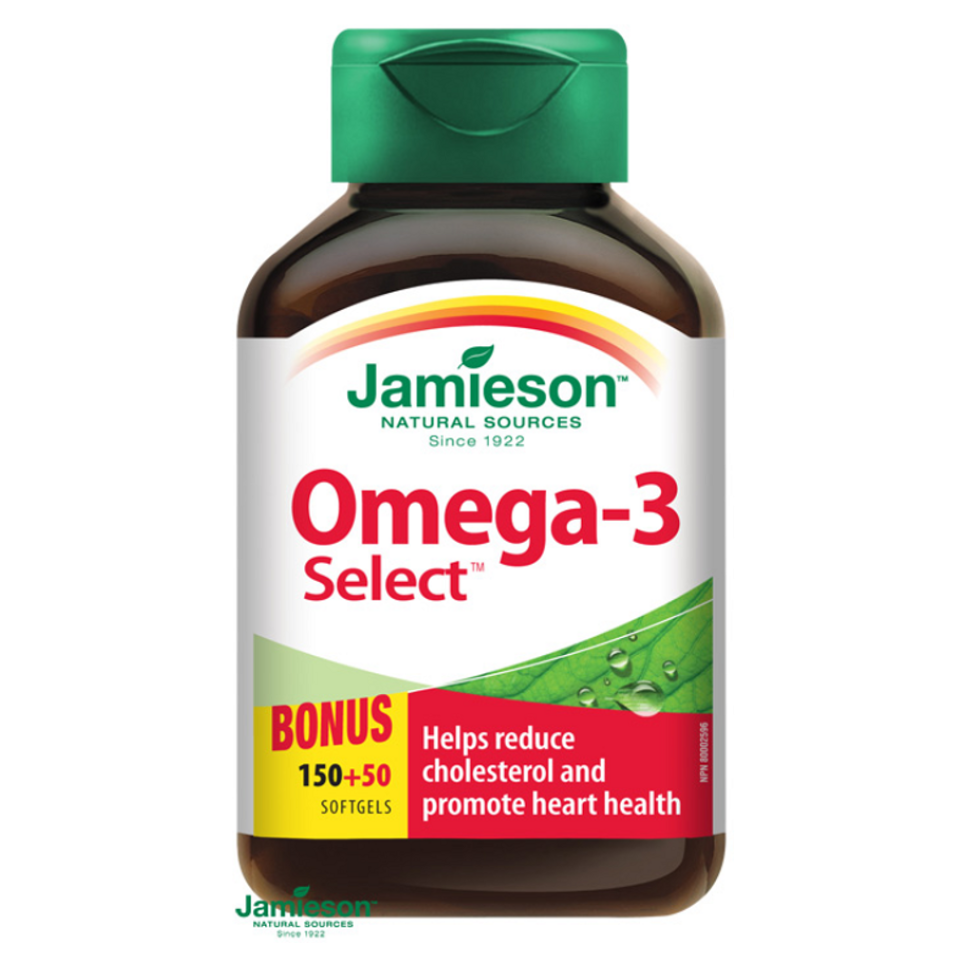 E-shop JAMIESON Omega-3 select 1000 mg 200 kapslí
