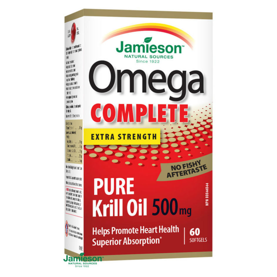 Levně JAMIESON Omega Complete Super Krill 500mg 60 kapslí