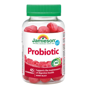 JAMIESON Probiotic Gummies 45 želatinových pastilek (Probiotika a laktobacily) - Jednosložkové