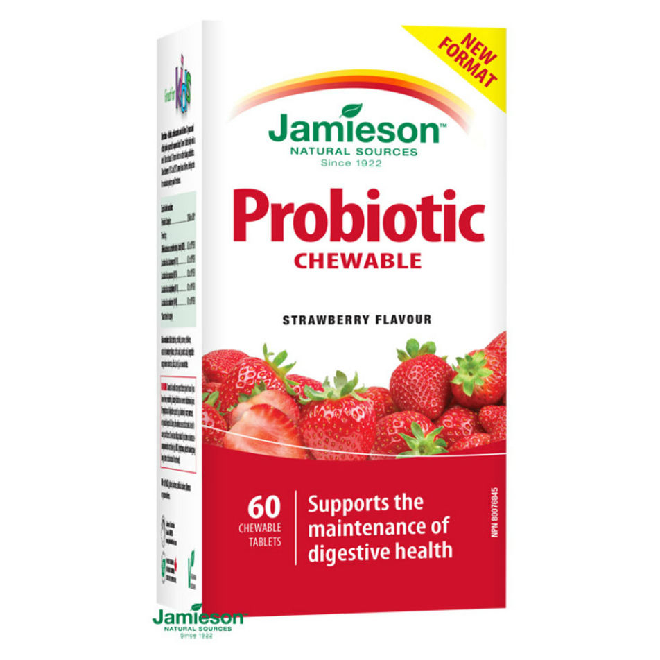 Levně JAMIESON Probiotic jahoda 60 tablet