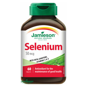 JAMIESON Selen 50mcg+betakaroten+vitamin C a E 60 tablet