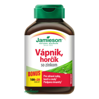 JAMIESON Vápník hořčík se zinkem 120 tablet JAMIESON Vápník hořčík se zinkem 120 tablet