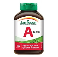 JAMIESON Vitamín A 10 000 IU 100 kapslí