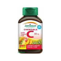 JAMIESON Vitamin C 500mg tropické ovoce 120 cucacích tablet