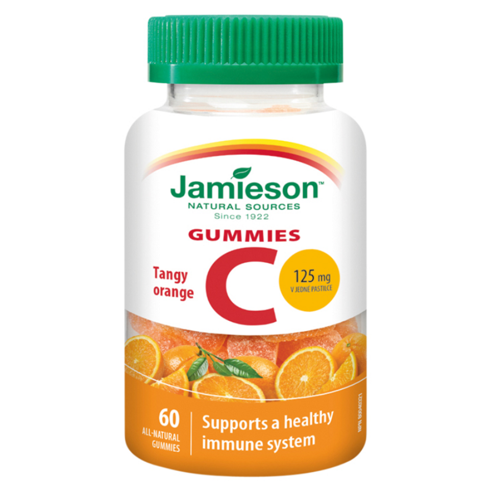 E-shop JAMIESON Vitamín C Gummies pomeranč pastilky 60ks