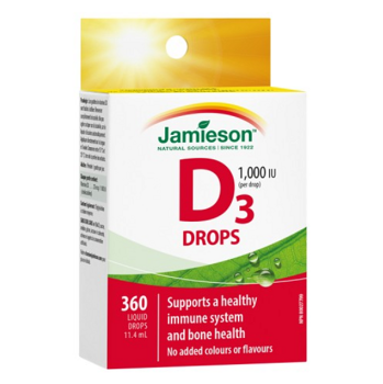 JAMIESON Vitamin D3 1000 IU kapky 11,4 ml
